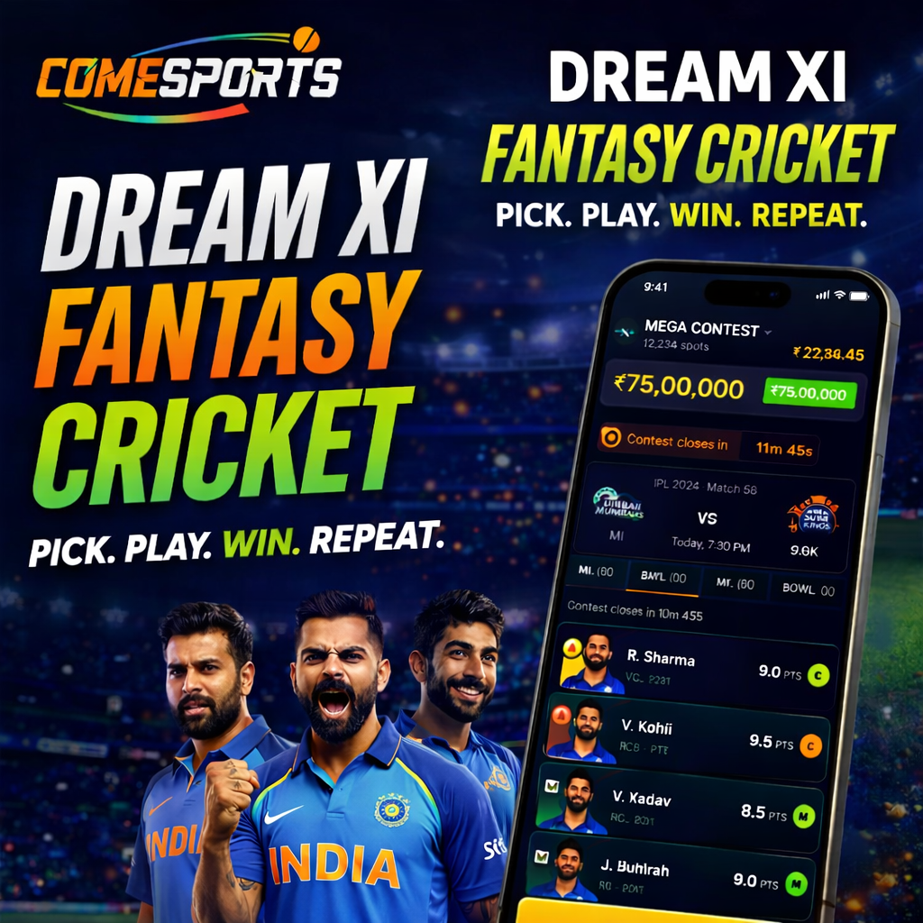 Come Play 11 IPL and live lineup timing